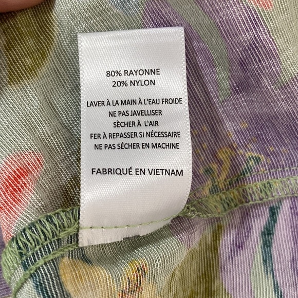 LUSH Tropical Print Twist Front Romper Size L - Picture 10 of 12